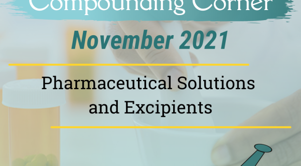 PHARMACEUTICAL SOLUTIONS AND EXCIPIENTS 