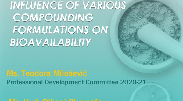INFLUENCE OF VARIOUS COMPOUNDING FORMULATIONS ON BIOAVAILABILITY
