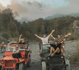 We were having fun doing  a Merapi Volcano Tour, Summer SEP 2019