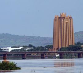 View of Bamako the Capital of Mali