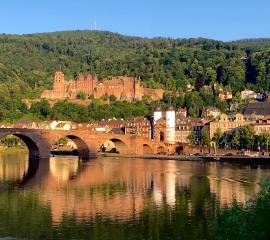 View in the City of Heidelberg